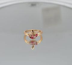 Mashroom Enamel Ring