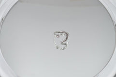 Star & Moon Zarkoon Silver Adjustable Ring