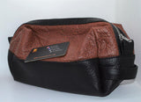 Brown Leather Vaniety  Bag