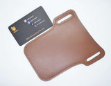 leather belt pouch for mobile(syrup colour)