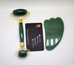 JADE ROLLER WITH  GUA SHA