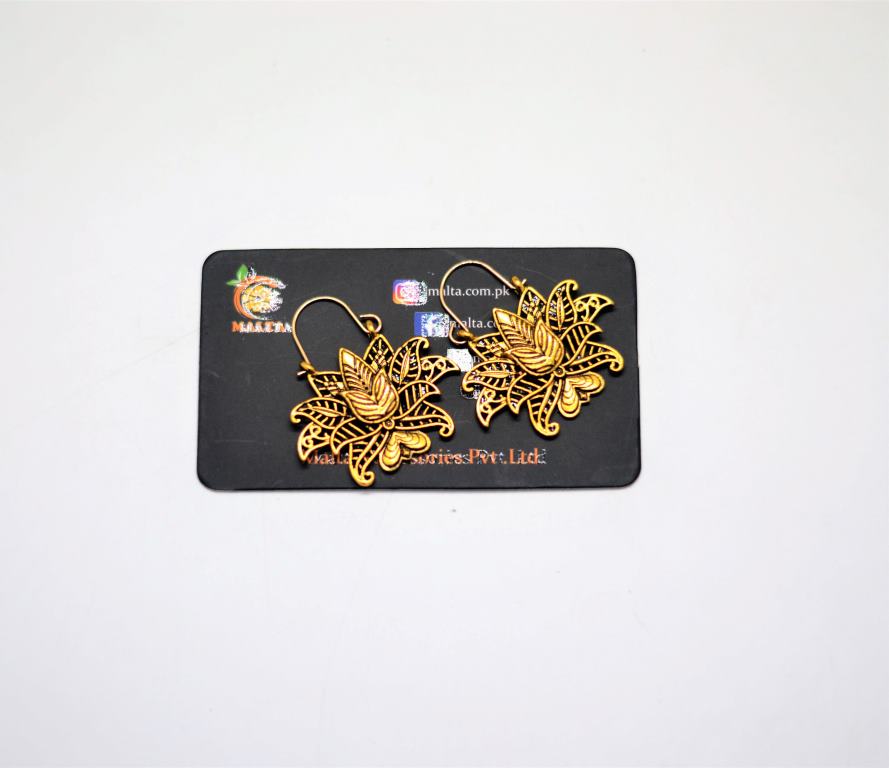 Golden  Orbellan Earings