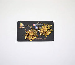 Golden  Orbellan Earings