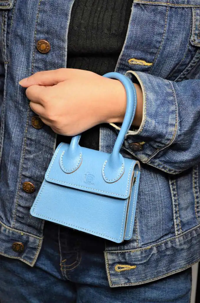 Malta mini bag-cerulean colour