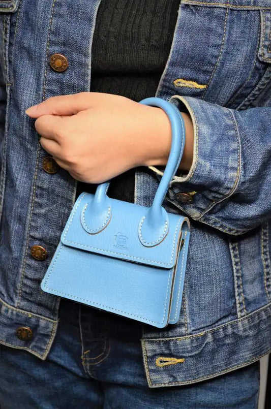 Malta mini bag-cerulean colour