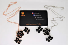 Flower Pandent with earings