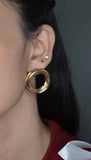 twist round earings(01-02-08-02)