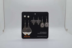 Pair of four Earings(01-02-11-02)