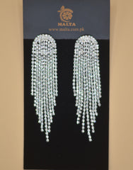 Rhinestone Elegant Simple Tassel Earring