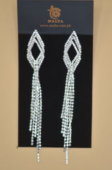 Rhinestone Elegant Eyeball Tassel Earring
