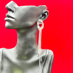 Tassel Rhinestone Earrings