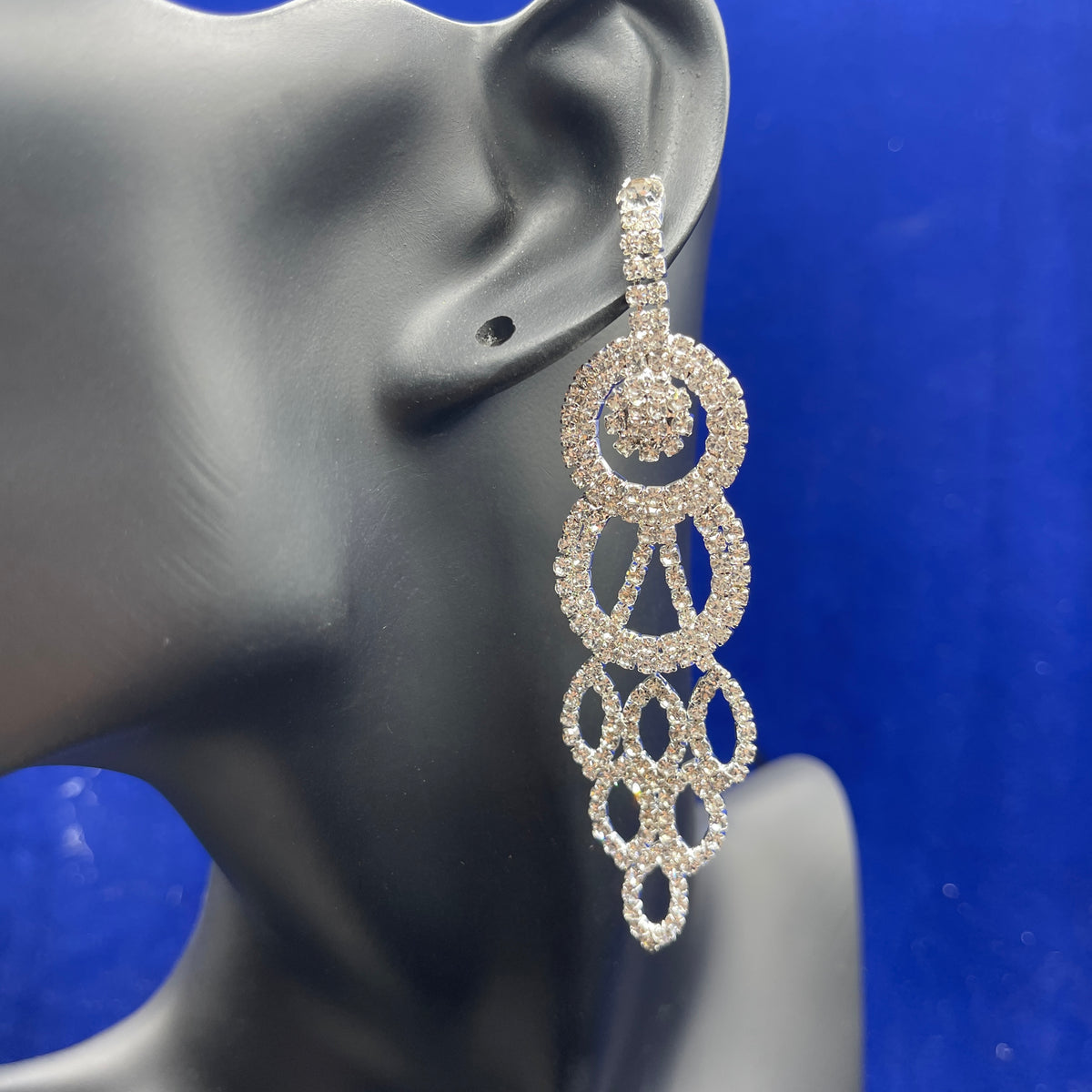 Rhinestone Elegant Floral Earings
