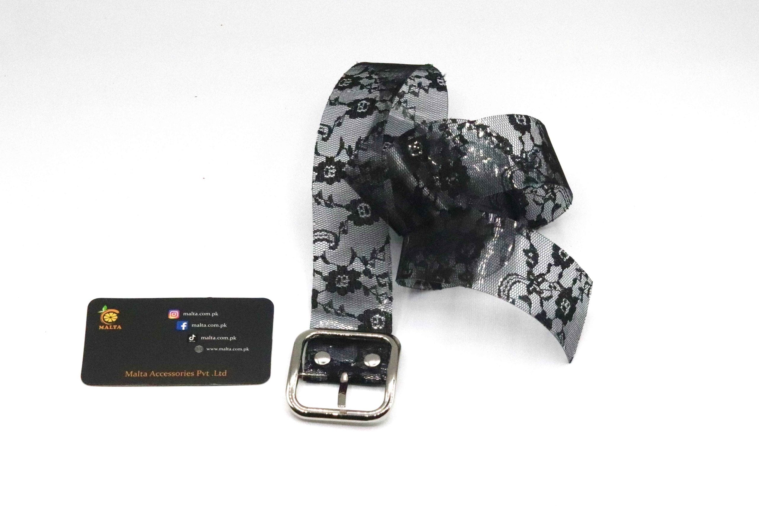 Black Clear Fuorescent Belt
