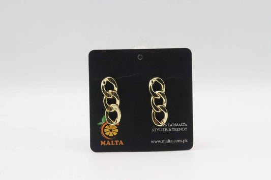 Golden Metal Earring