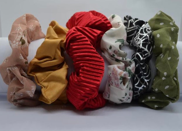 Multi Dye & Tie Scrunchies