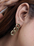 Golden Metal Earring