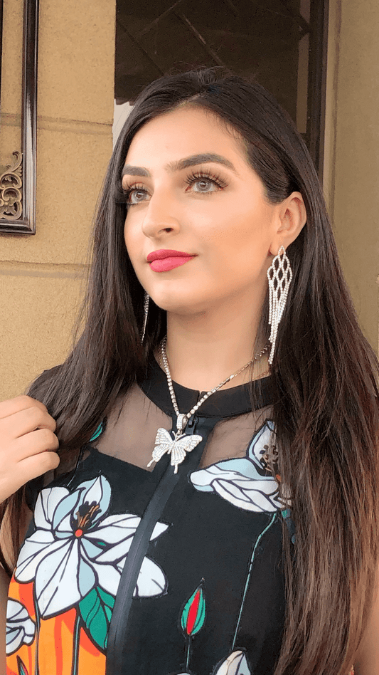 Tussel Crystal Earing
