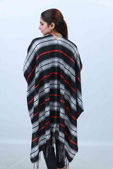 Multi Lines-Cape Shawl