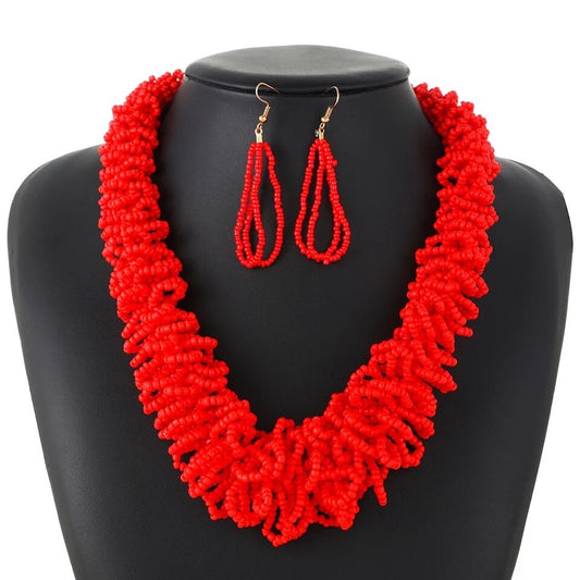 Hand Made beads Necklace set