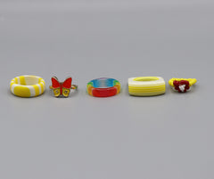 Set Of Enamel Ring