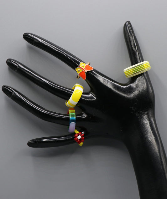 Set Of Enamel Ring
