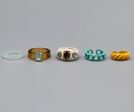 Set Of Enamel Ring