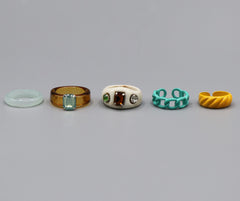 Set Of Enamel Ring