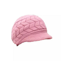 Beret wollen cap pink