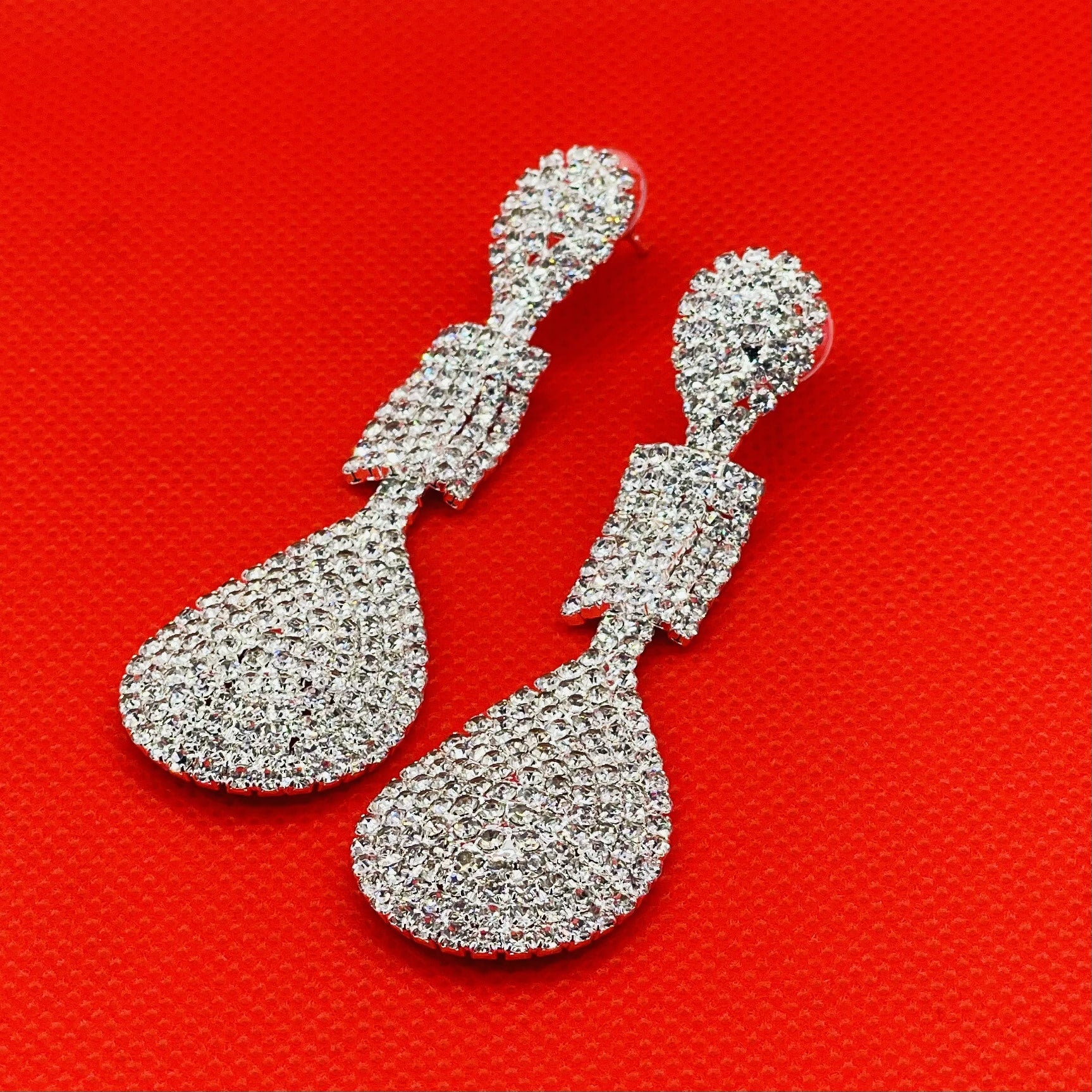Shining Rhinestone Earrings