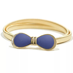Metallic Belt Blue