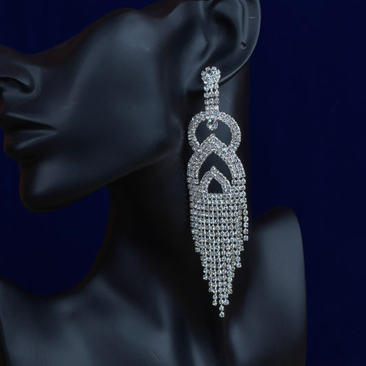 Rhinestone earrings