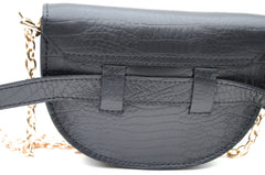 WM leather cross body bag
