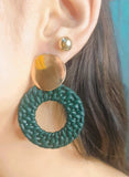 Green stylish  Hanging Earrings