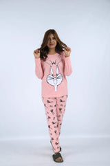 Rabbit Print Night Suit