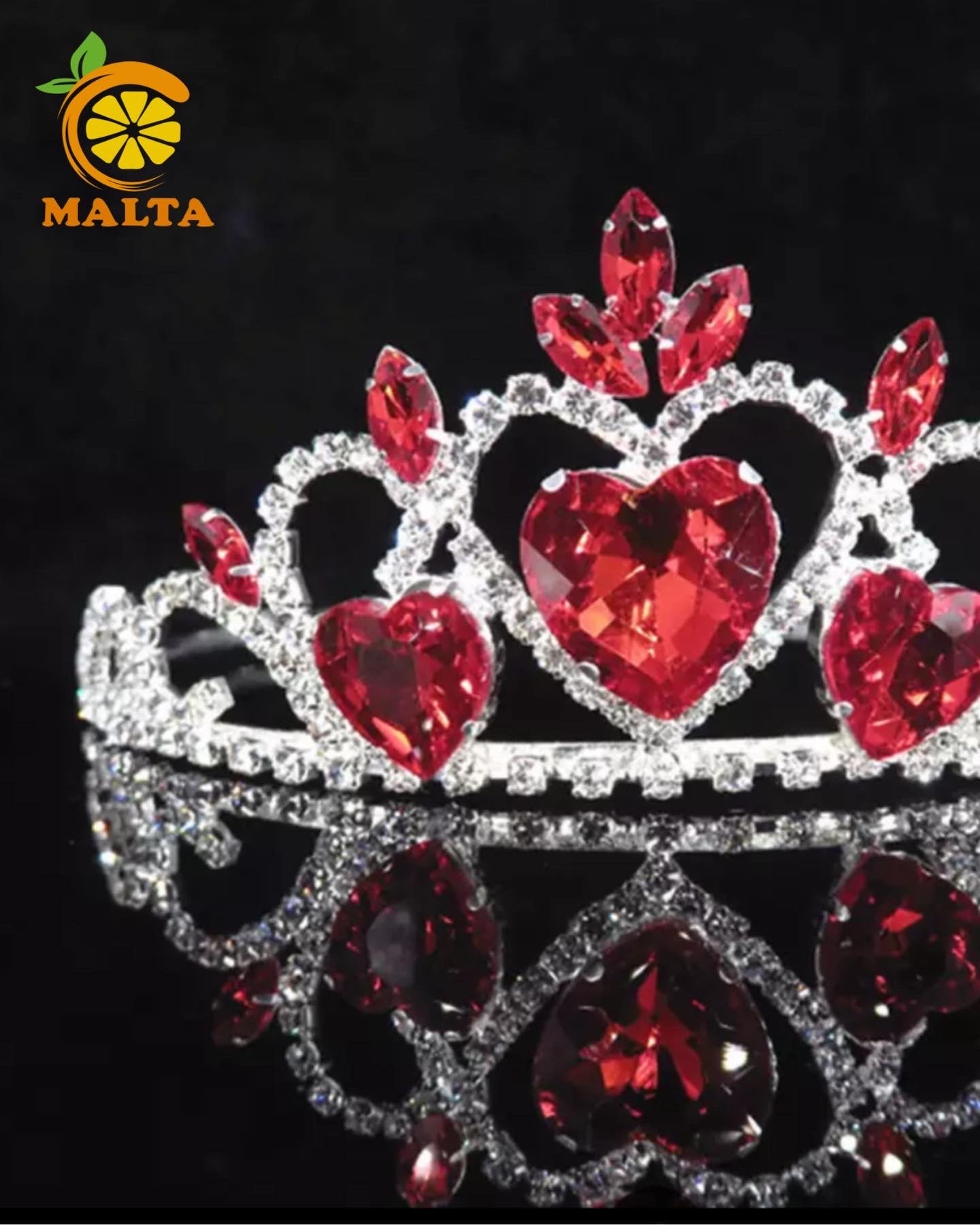 Crystal Heart Crown