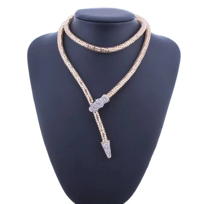 Golden Magnetic Flexible Nacklace