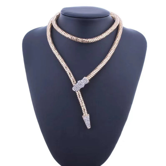 Golden Magnetic Flexible Nacklace