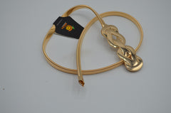 Waist Skinny Metal Elastic