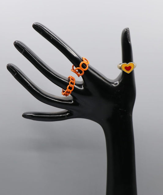 Set Of Enamel Ring