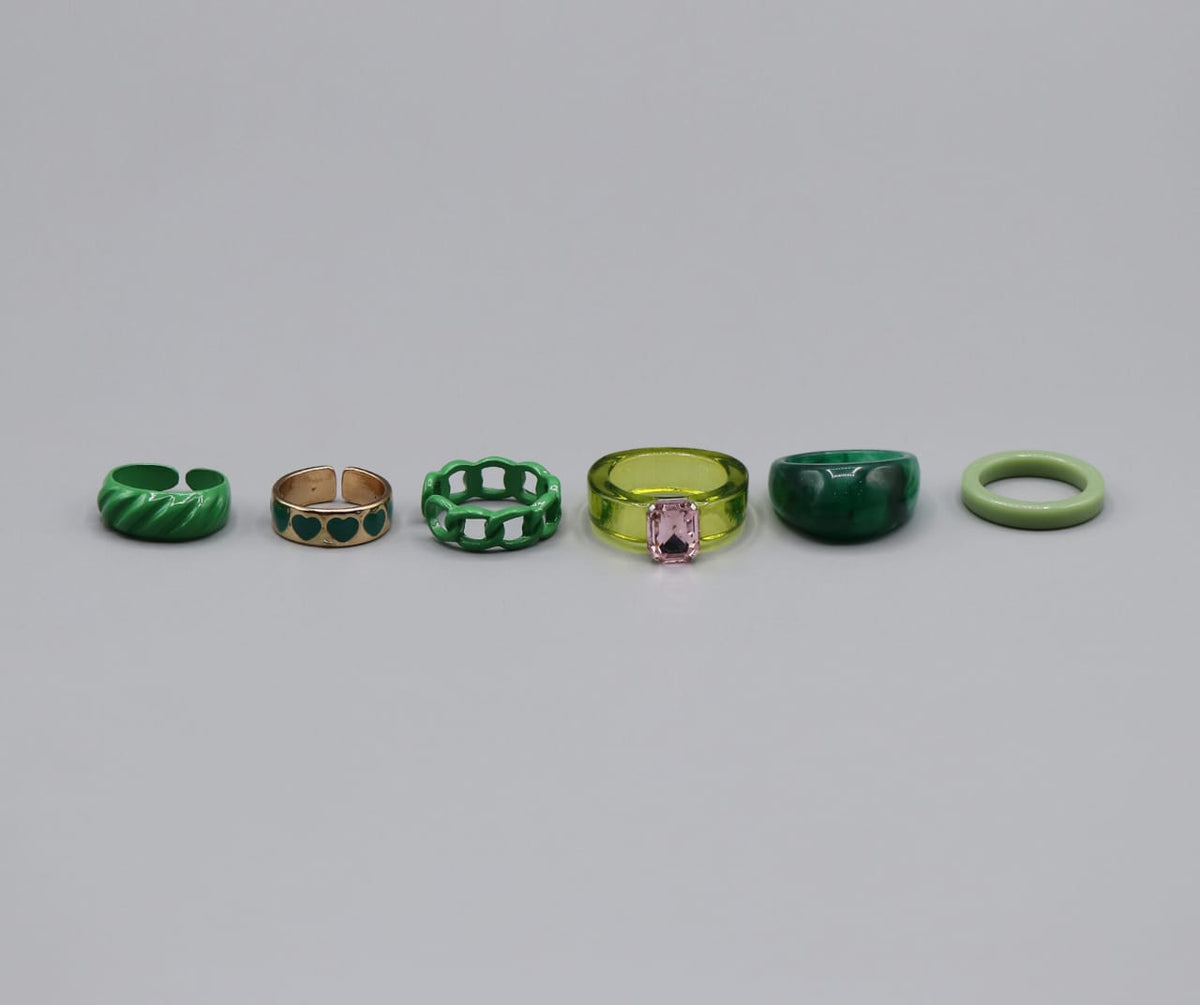 Set Of Enamel Ring