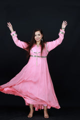 Embroidery & Mirror work Maxi