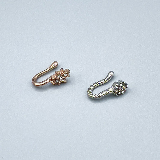 Flower Nose Ring Clip