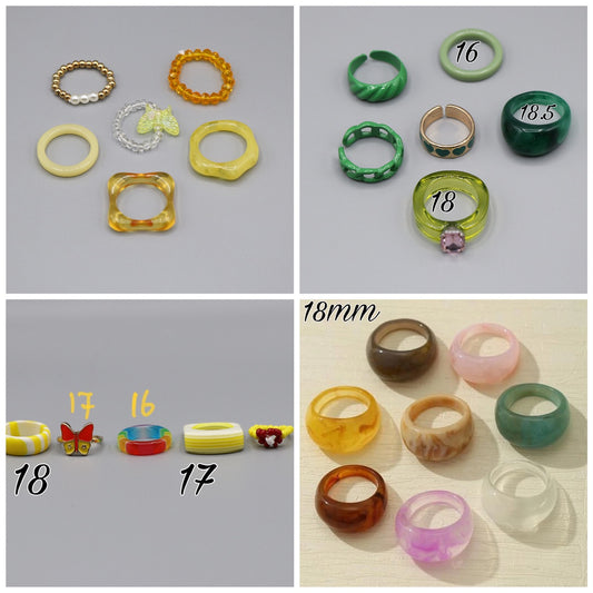 Set Of Enamel Ring