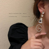 Guchi Pearl Stone Earring