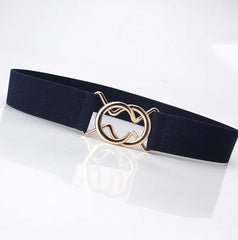 Interloop Leather Elastic Belt