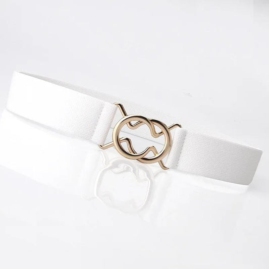Interloop Leather Elastic Belt