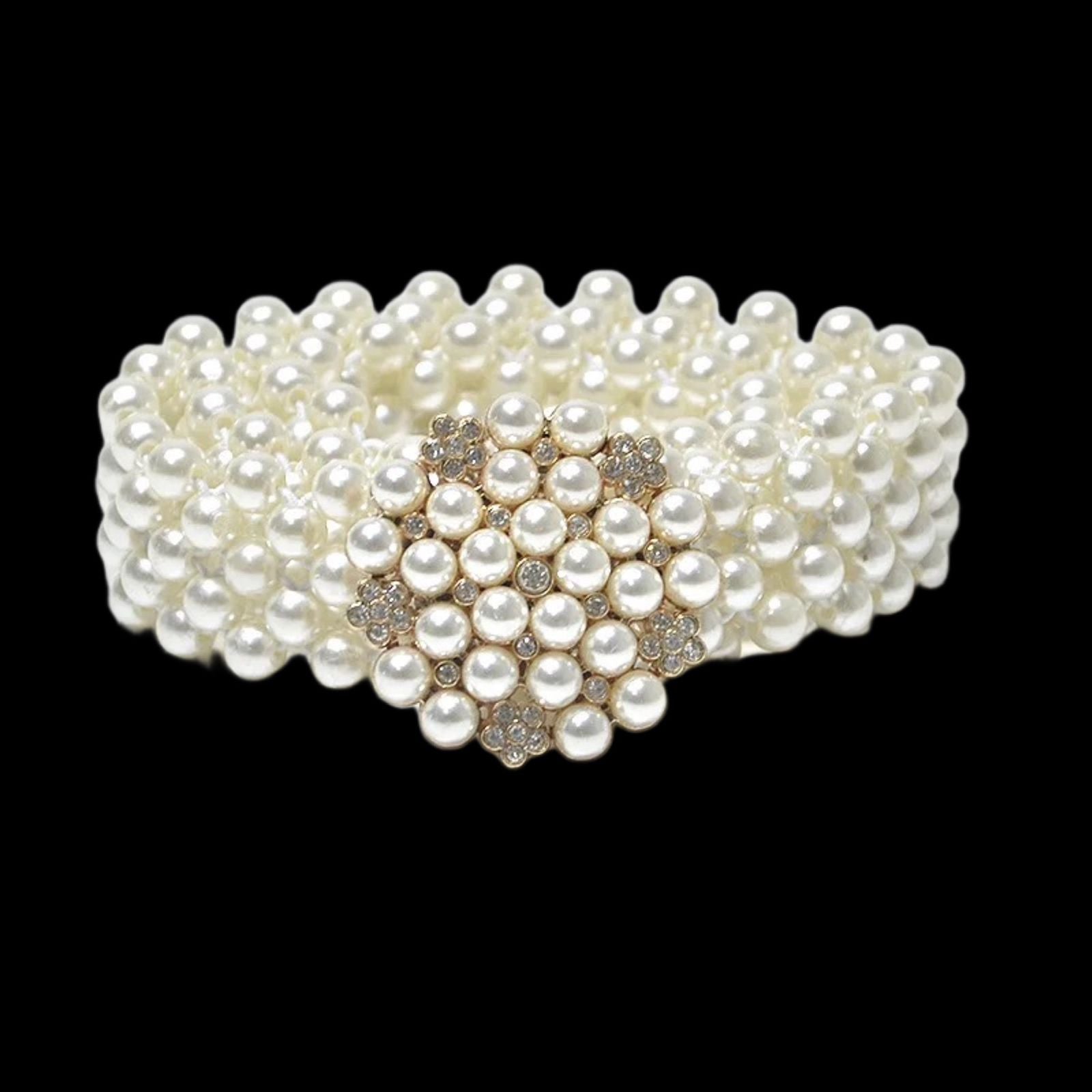 Flower and Pearls Belt