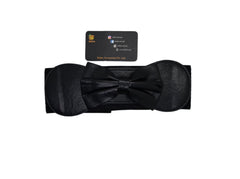 Women Girls Elastic Bow Design Waist Belt Dress Decorations
