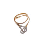 Zarkoon Buckle Metallic Elastic Belt