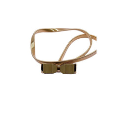 Skin Buckle Metal Belt